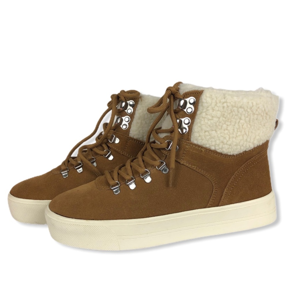 Mark Fisher MF Darlene Sherpa ankle boots new